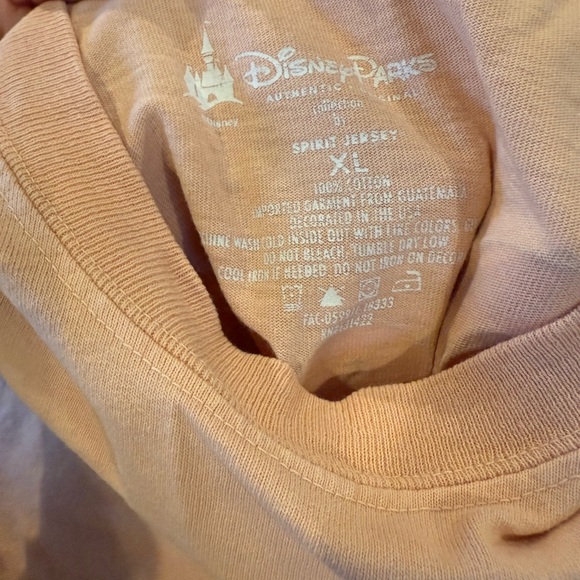 Disney Parks Peach pink with rose gold‎ Spirit Jersey sz XL - Picture 7 of 7